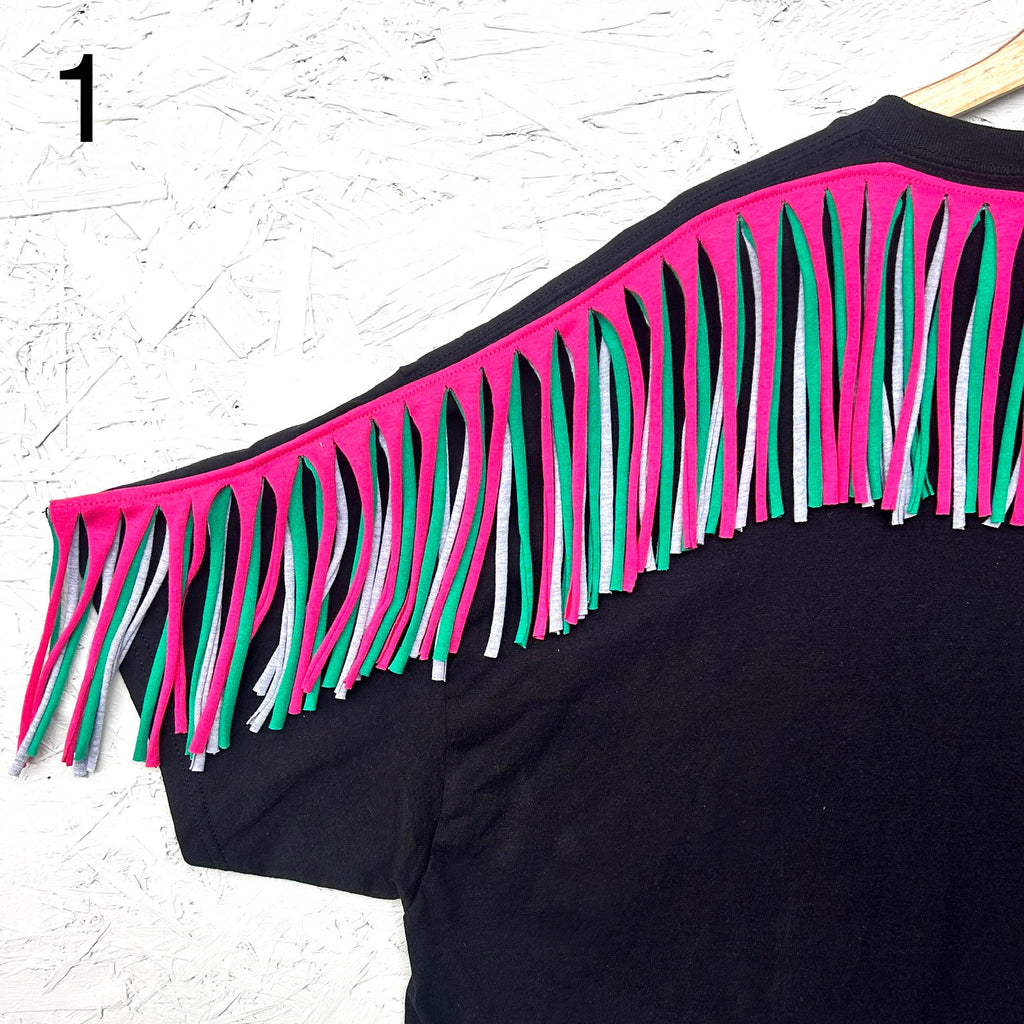 Sample - Fringed Oversized Tees - Sizes M and L