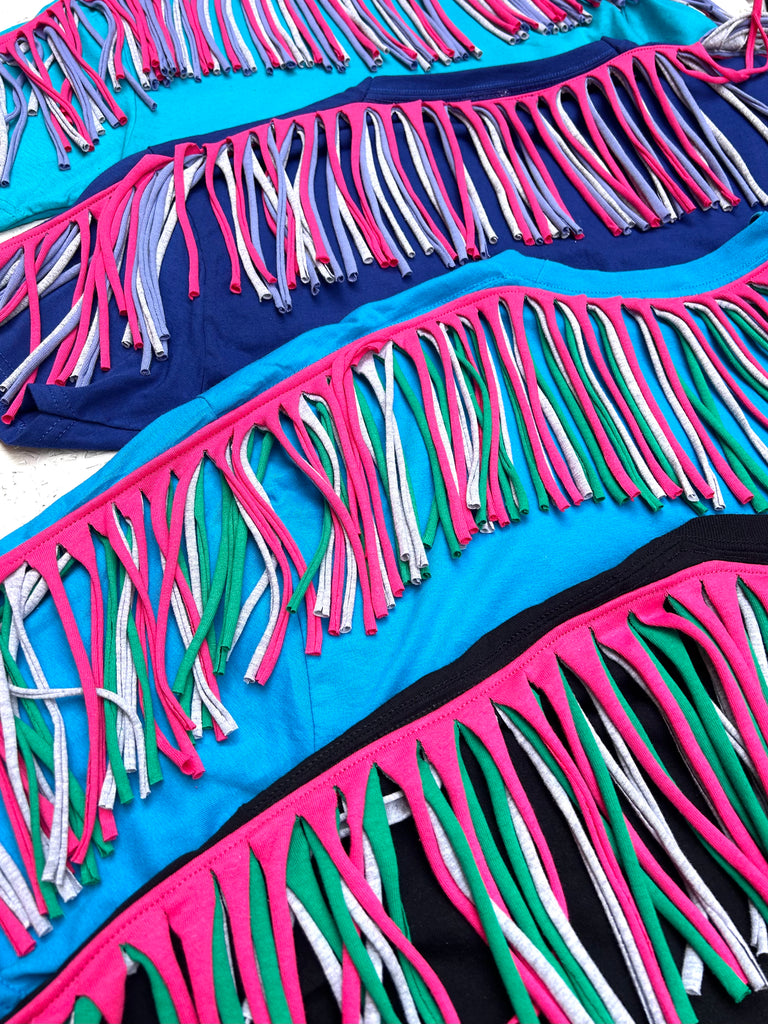 Sample - Fringed Oversized Tees - Sizes M and L