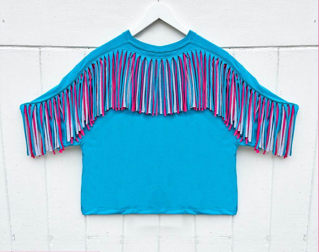 Sample - Fringed Oversized Tees - Sizes M and L